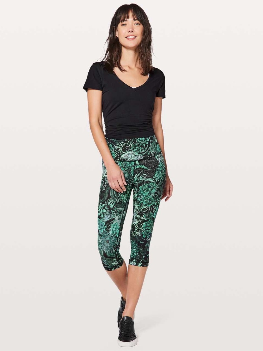 Lululemon Wunder Under Hi-Rise 1/2 Tight Luxtreme 17"
Memoir Multi Green size 8
